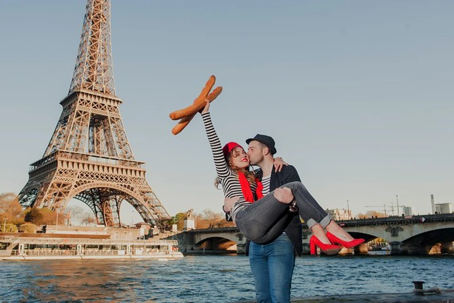 Climb the Eiffel Tower for a stunning view atop
