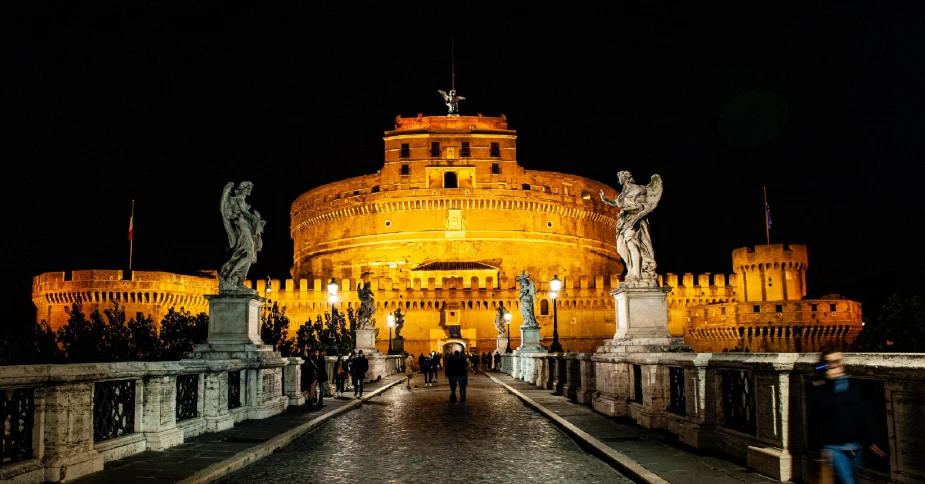 Castel Sant’Angelo at night