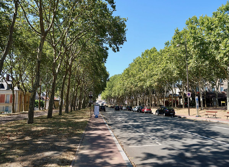 Parking près du château de Versailles