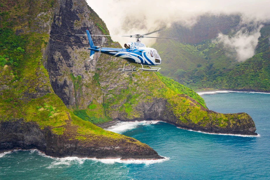 Where do Maui helicopter tours take off from