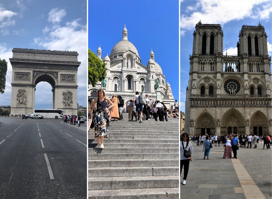 Skip the line Tickets for Arc de Triomphe, Notre Dame and Montmartre