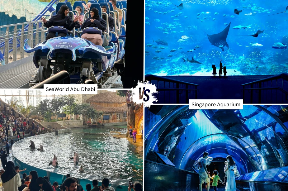 SeaWorld Abu Dhabi vs. Singapurski akvarij Koji ima bolje značajke