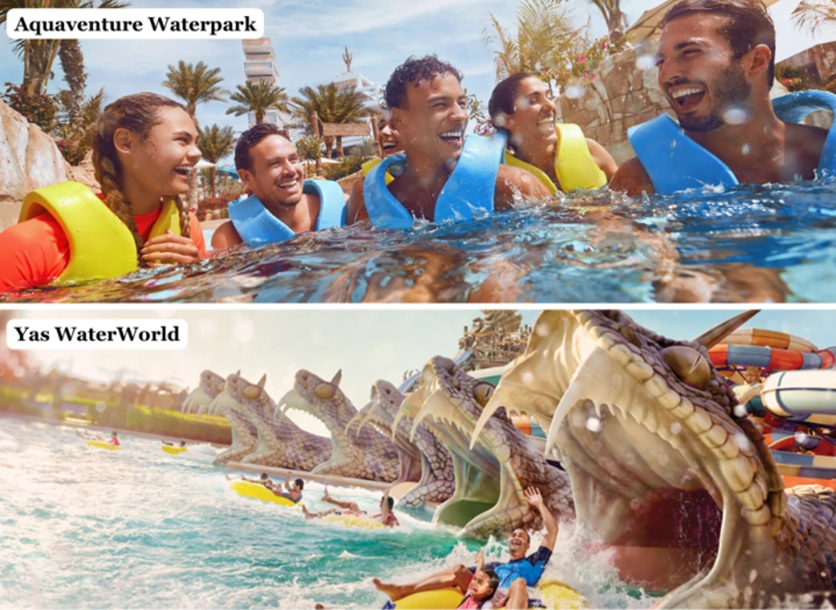 Aquaventure vs. Yas WaterWorld- Where do you get the best experience