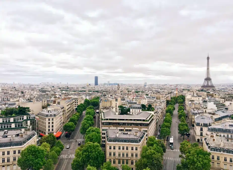 Souther view from arc de triomphe